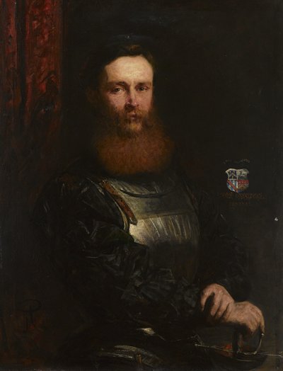 克里洛克中将（布面油画） 作者 John Phillip