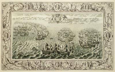Armada（从挂毯上雕刻），1739年 作者 约翰·派恩