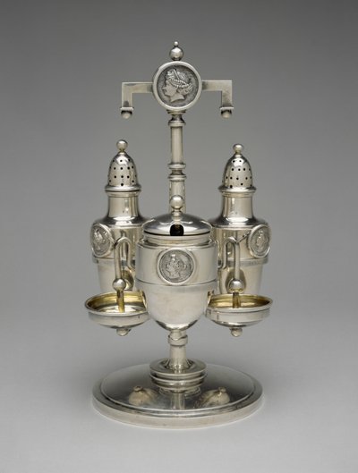 脚轮组c。 1862-1871年（银色，镀金银色） 作者 约翰·温特（attr.to）