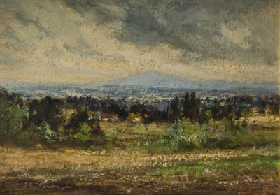 萨里的一个场景，1930年。 作者 约翰·拉本·哈维