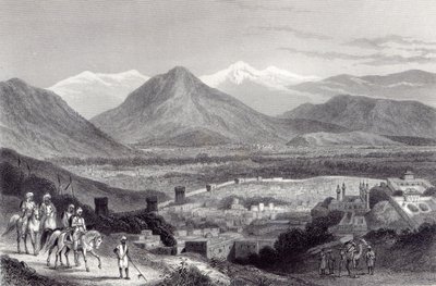 来自Bala Hissar的Cabul，由J. Stephenson雕刻，1870年 作者 约翰·拉米奇