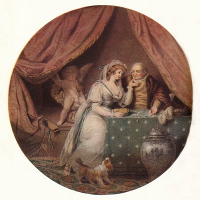 爱情被Avarice征服，c1790 作者 约翰·拉斐尔·史密斯