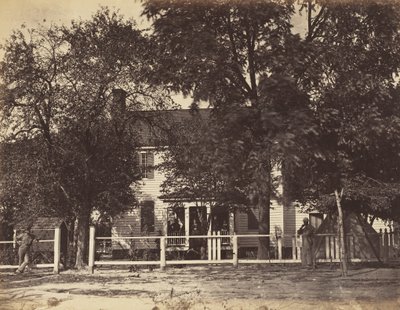 Aiken House，位于弗吉尼亚州韦尔登铁路，1865年2月（在文件纸上安装了印刷品） 作者 约翰·里基