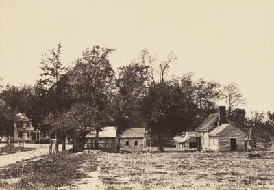 弗吉尼亚州Mechanicsville，1865年4月（蛋白印刷品安装在编织纸上） 作者 约翰·里基