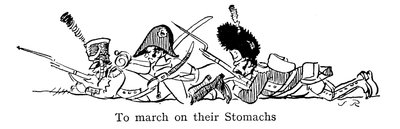 拿破仑说，三月在他们的肚子上 作者 约翰·雷诺兹