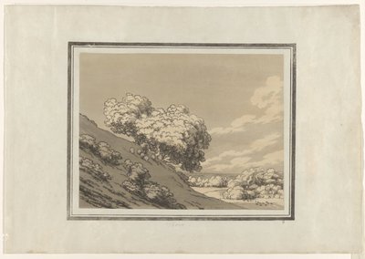荆棘 作者 John Robert Cozens（艺术家签名）