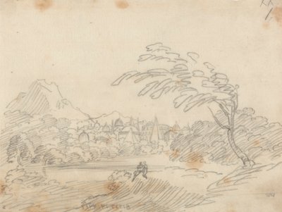 想象中城市的远景 作者 约翰·罗伯特·科森斯