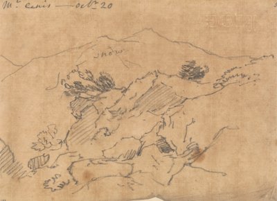塞尼斯山，10 月 20 日 作者 约翰·罗伯特·科森斯