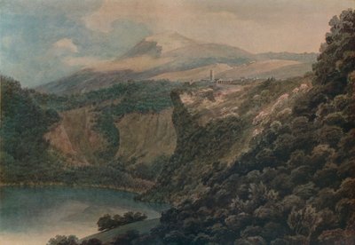 内米湖和小镇，1778年 作者 约翰·罗伯特·科森斯