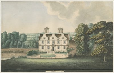 Pendeford Hall：水彩画，nd [19th cent] 作者 约翰·罗伯特·弗尼霍夫