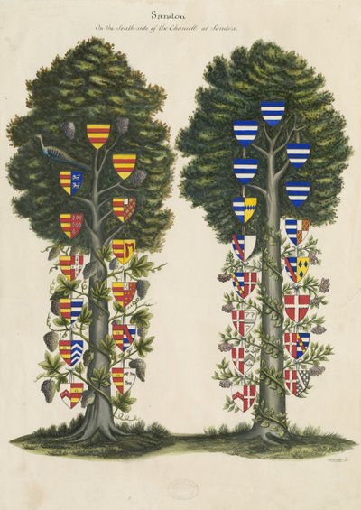 桑顿教堂-壁画：水彩画，nd [19th cent]（绘画） 作者 约翰·罗伯特·弗尼霍夫