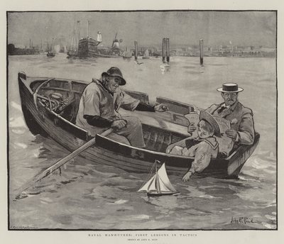 海军演习，战术的第一课 作者 John Robertson Reid