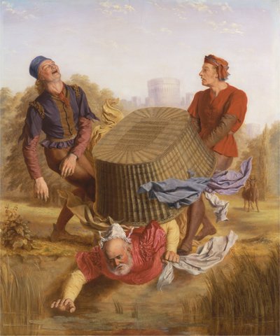 巴克·华盛顿 (Buck Washing) 谈《温莎的风流娘儿们》中的达切特·米德 (Datchet Mead)，III，v 作者 约翰·克利夫顿