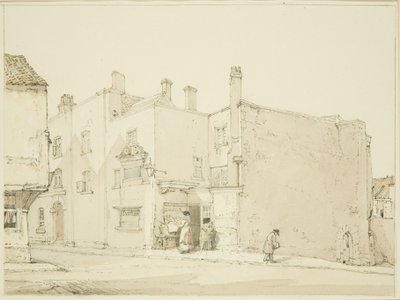 Front of the Newgate, Narrow Wine Street 作者 约翰·桑德斯