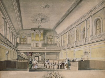 1773年，寻找西部的Foundling Hospital Chapel教堂 作者 约翰·桑德斯