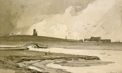 布莱克尼教堂和威文顿大厅，1818年 作者 约翰·塞尔·科特曼