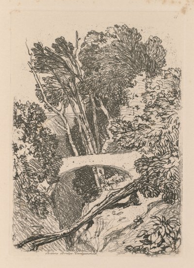 研究自由板11帕森斯桥Cardingshire，1838。 作者 约翰·塞尔·科特曼