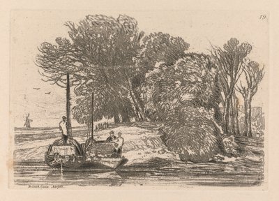 研究是免费的板19，Postwick树丛，诺福克，1838。 作者 约翰·塞尔·科特曼