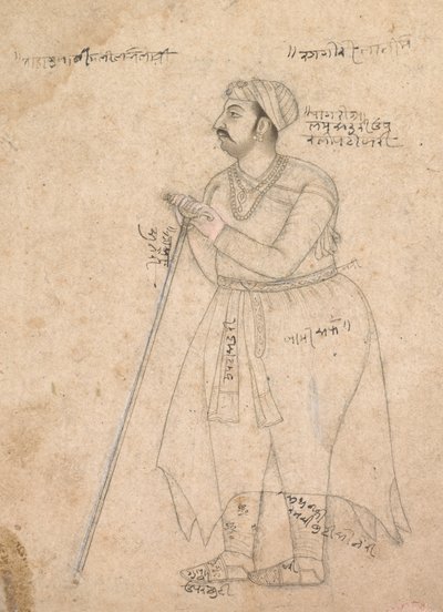 比卡内尔大君拉伊-辛格（1574-1612 年在位）肖像 作者 托马斯·西摩