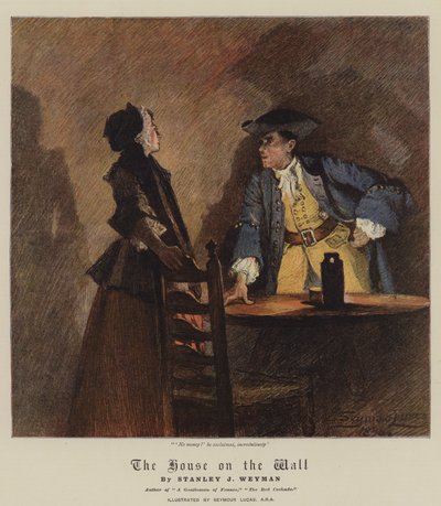 墙上的房子（chromolitho） 作者 John Seymour Lucas