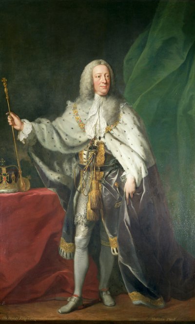 1758年乔治二世国王的肖像 作者 John Shackleton