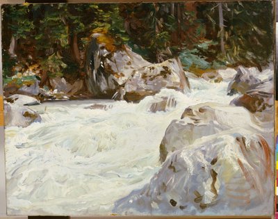 挪威洪流，1901年 作者 约翰·辛格·萨金特