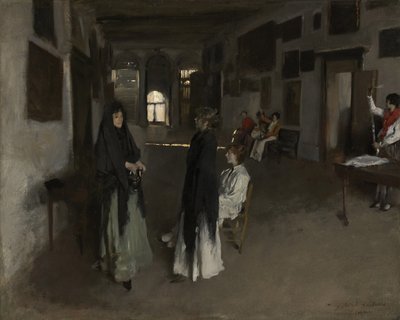 威尼斯内部，约1880-82年 作者 约翰·辛格·萨金特