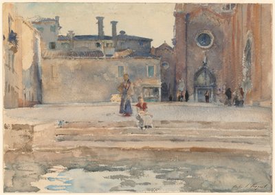 威尼斯Campo dei Frari 作者 约翰·辛格·萨金特