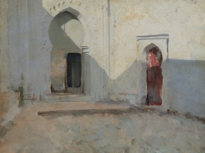 庭院，Tetuan，摩洛哥，1879-80 作者 约翰·辛格·萨金特
