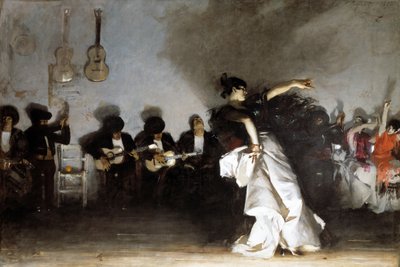 杰勒欧（Jaleo），1882年 作者 约翰·辛格·萨金特