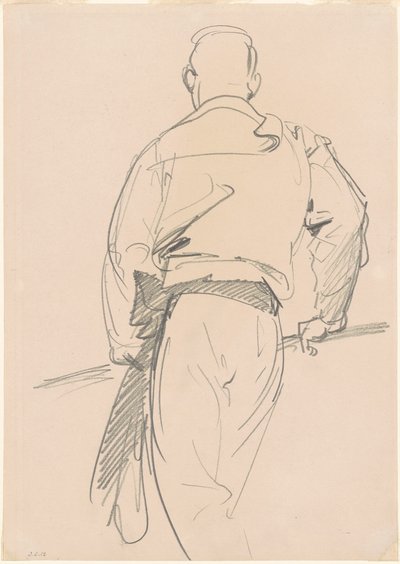 Gondolier，威尼斯，1912年。 作者 约翰·辛格·萨金特