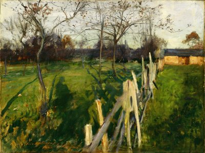 Home Fields，c.1885 作者 约翰·辛格·萨金特