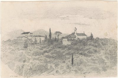 寺院[直页]，1870-1872。 作者 约翰·辛格·萨金特