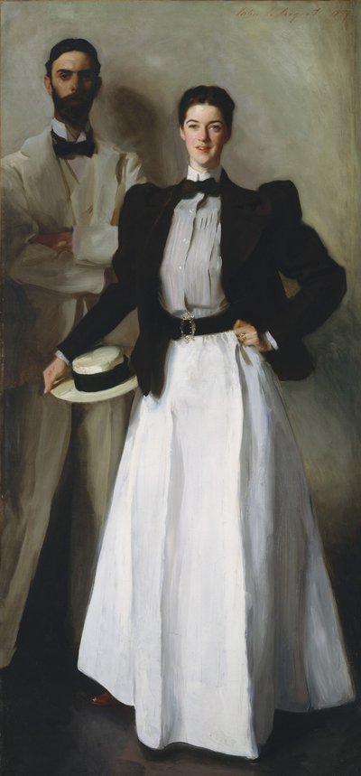 先生和夫人IN Phelps Stokes，1897年 作者 约翰·辛格·萨金特