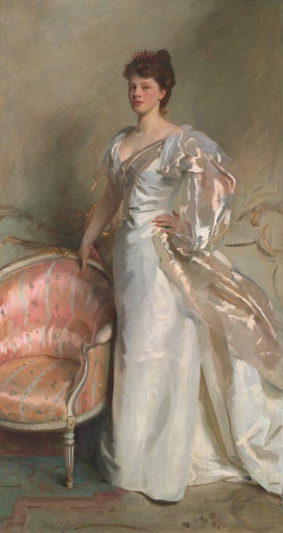 乔治-斯温顿-伊丽莎白-埃布斯沃斯夫人，1897年。 作者 约翰·辛格·萨金特