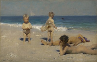 1879年，新城市儿童沐浴 作者 约翰·辛格·萨金特