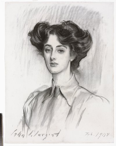Elsie Meyer夫人肖像，1908年2月 作者 约翰·辛格·萨金特