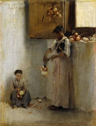 葱（约1882年） 作者 约翰·辛格·萨金特