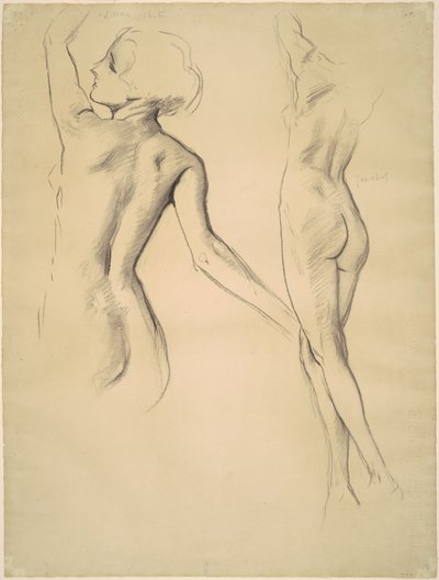 舞蹈人物研究，1919-1920。 作者 约翰·辛格·萨金特