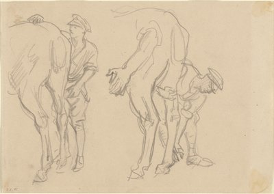 为苏格兰灰的研究，1918年。 作者 约翰·辛格·萨金特