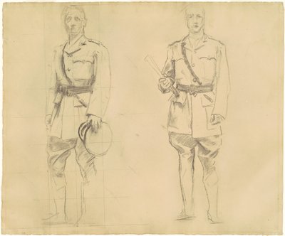 普卢默和海格将军对第一次世界大战的研究[直页]，1920-1922。 作者 约翰·辛格·萨金特