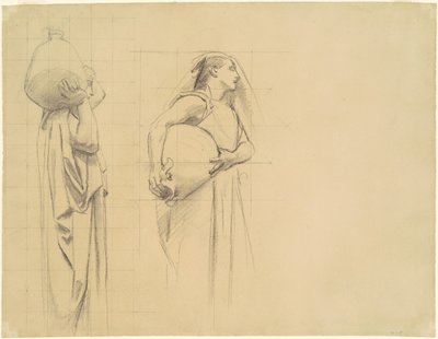 "Danaïdes "的研究 作者 约翰·辛格·萨金特