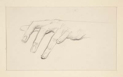 手的研究 作者 John Singer Sargent
