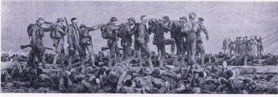 更衣室。 1947年柯林斯出版的英国探险公司Mustard Gas的伤亡人数 作者 约翰·辛格·萨金特