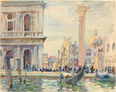 桥头堡（The Piazzetta 作者 约翰·辛格·萨金特