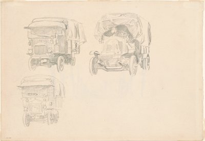 卡车[直印]，1918年。 作者 约翰·辛格·萨金特