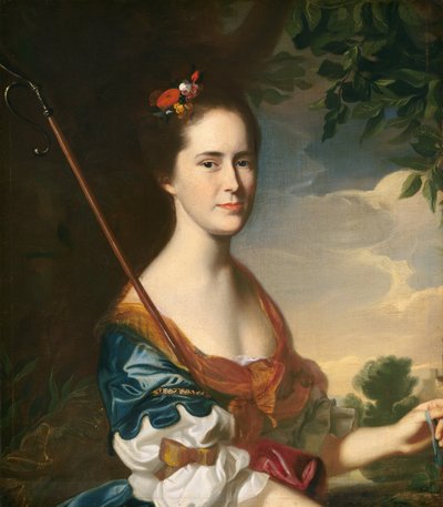 伊丽莎白-格雷-奥蒂斯 塞缪尔-阿莱恩-奥蒂斯夫人，约1764年。 作者 约翰·辛格尔顿·科普利