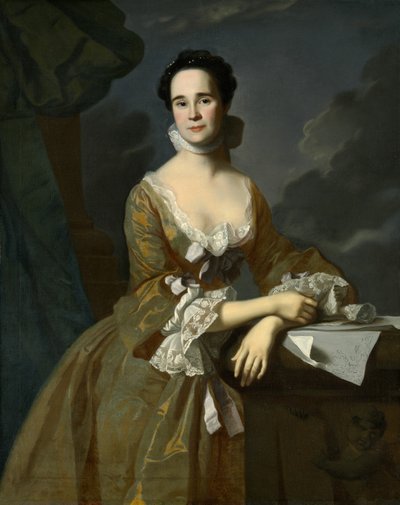 丹尼尔-赫伯德夫人玛丽-格林，约1764年。 作者 约翰·辛格尔顿·科普利