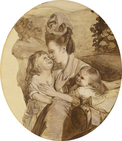 科普利家族的草图，1776年。 作者 约翰·辛格尔顿·科普利