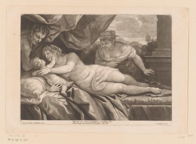 维纳斯与丘比特和萨提尔 作者 卢卡·乔丹奴（Luca Giordano）